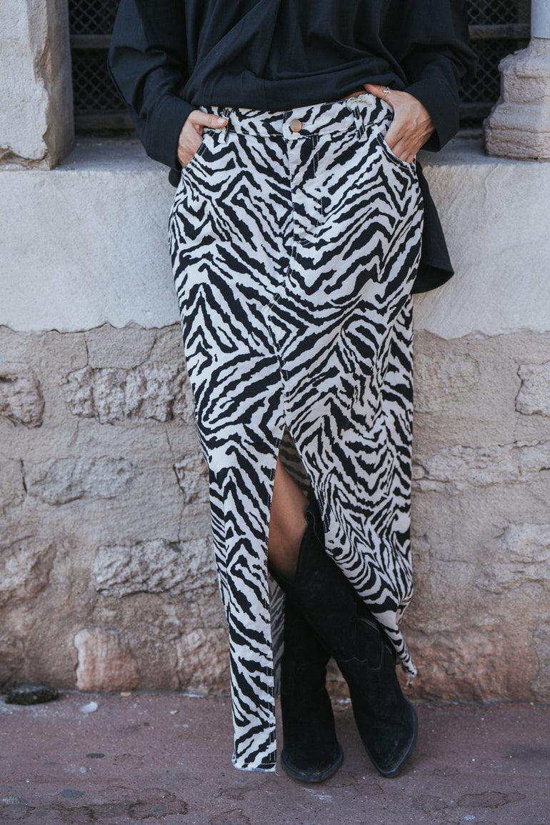 Chantal B Jupe Safari Zebra