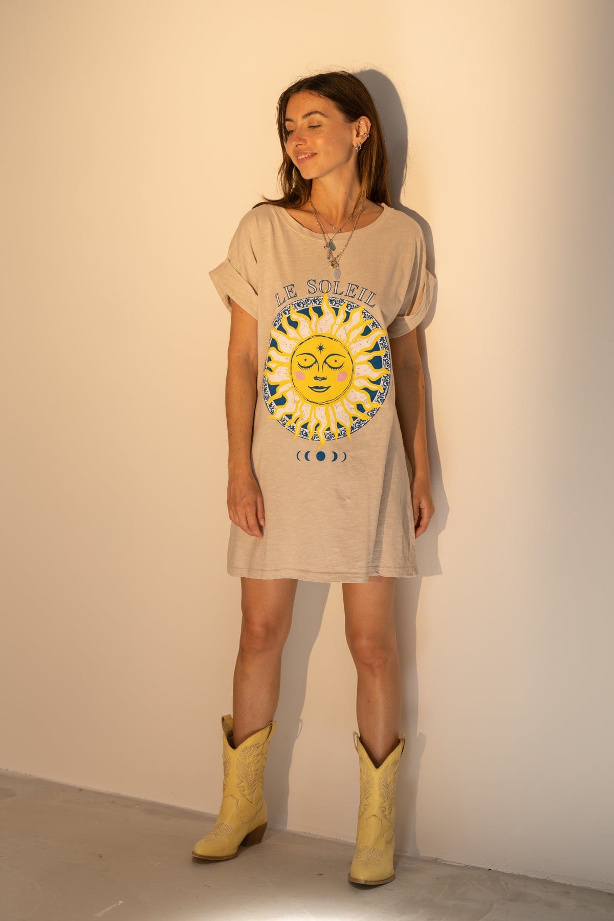 Chantal B Robe T-Shirt Le Soleil Sable